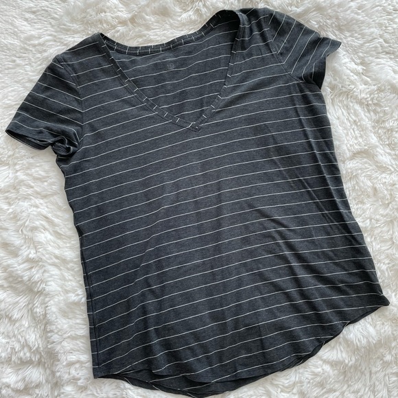 lululemon athletica Tops - Lululemon Striped T-Shirt